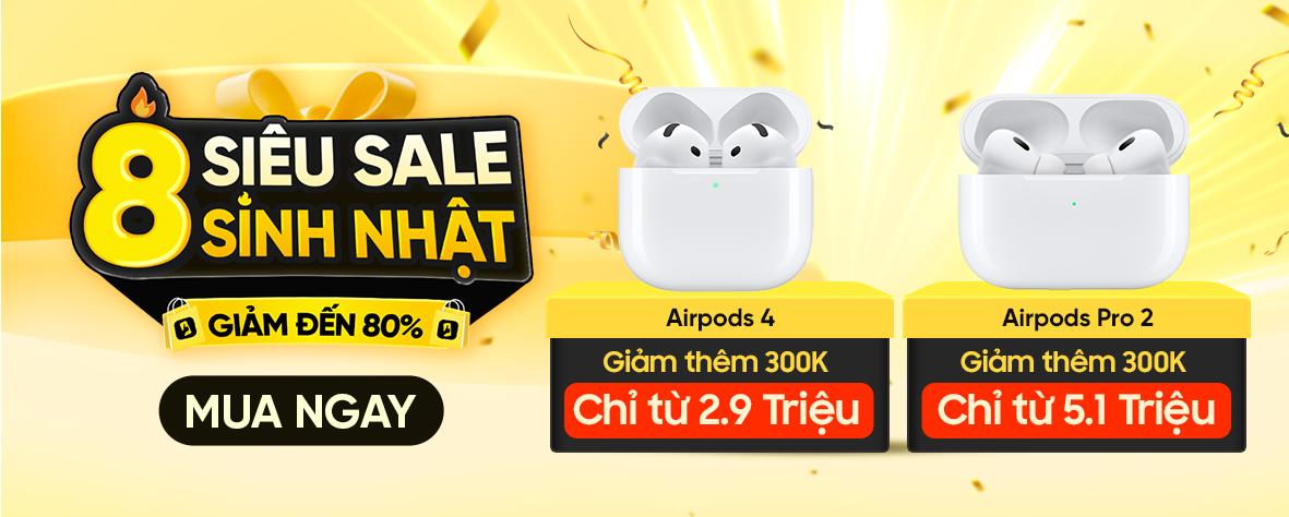 APPLE AIRPODS CHÍNH HÃNG - CHỈ TỪ 2.9 TRIỆU