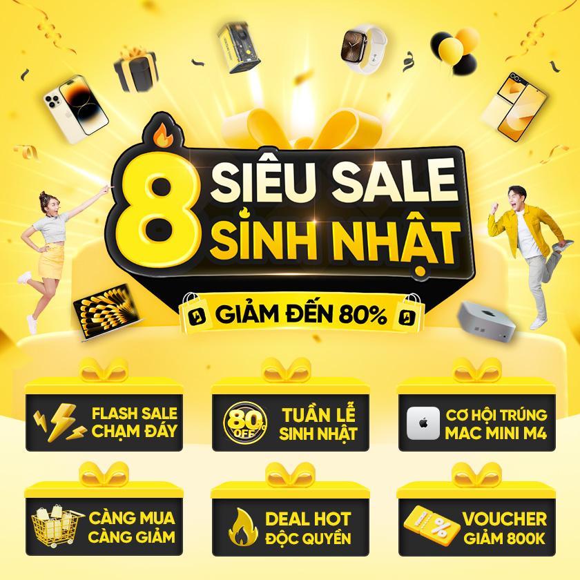 SALE SIÊU TO - MỪNG TUỔI MỚI | VÒNG QUAY 100% TRÚNG QUÀ | FLASH SALE CHỈ TỪ 6K | MUA ONLINE GIẢM THÊM 100K