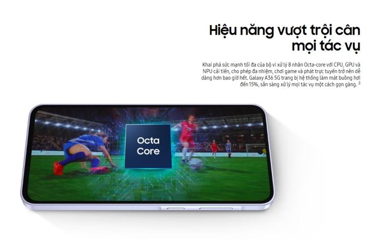 hiệu năng m&aacute;y Galaxy A36