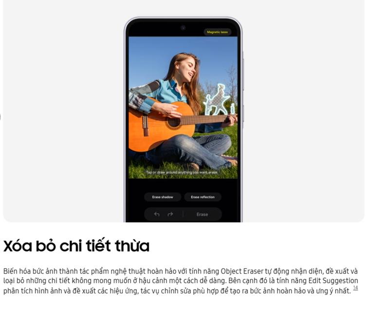 t&iacute;nh năng AI X&oacute;a bỏ chi tiết thừa