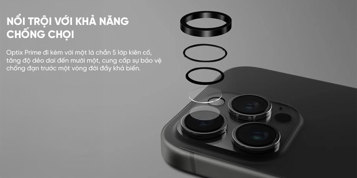 Miếng Dán Camera UNIQ Optix iPhone 16 Pro | 16 Pro Max Chính Hãng