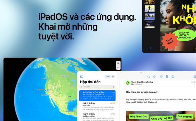 hệ điều h&agrave;nh tr&ecirc;n ipad air m3