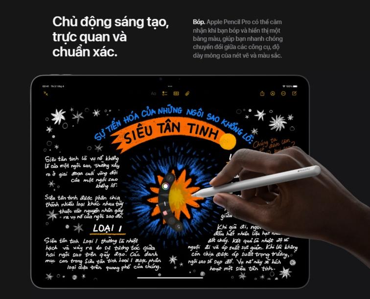 apple pencil tr&ecirc;n ipad air m3