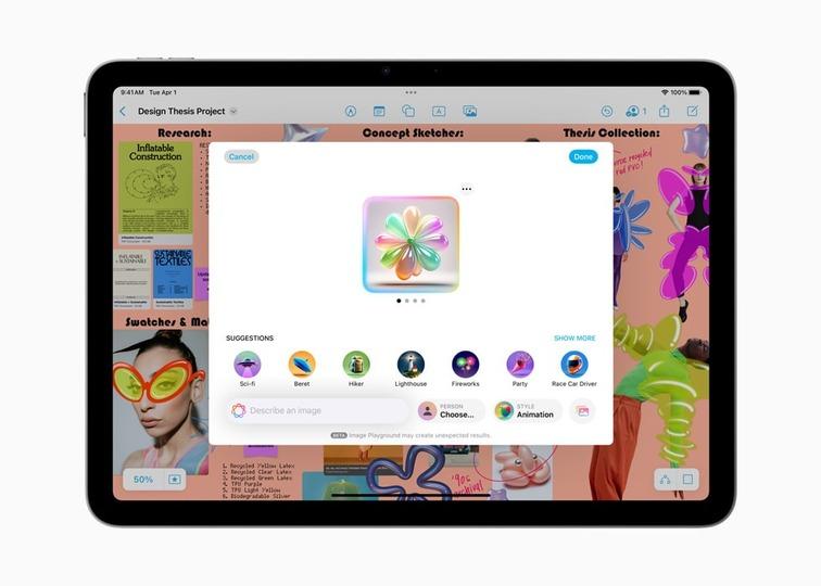 image playground ipad air m3