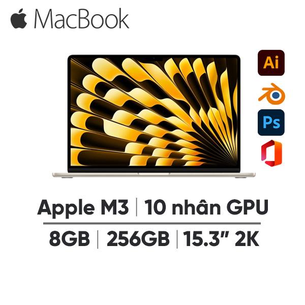 MacBook Air M3 13 Inch 8 CPU 8 GPU (16GB/256GB) | Chính Hãng Apple Việt Nam