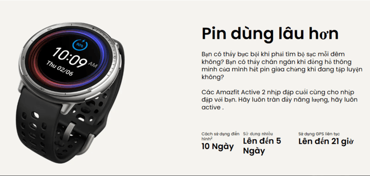 Pin khủng 10 ng&agrave;y