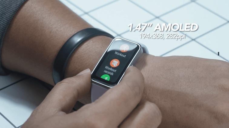 M&agrave;n h&igrave;nh AMOLED 1.47 inch