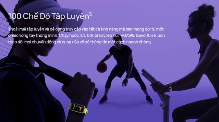 Hơn 100 chế độ tập luyện