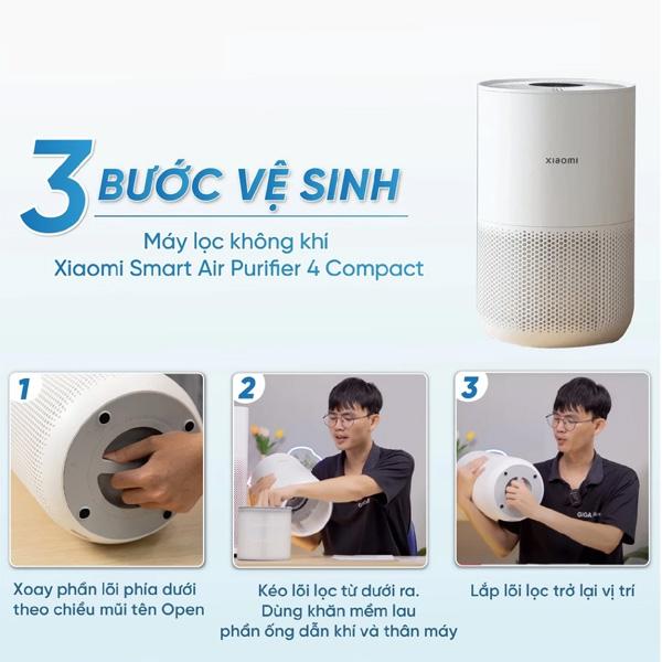 Máy Lọc Không Khí Xiaomi Smart Air Purifier 4 EU Chính Hãng