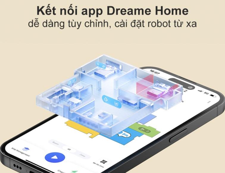 Điều khiển th&ocirc;ng minh qua DreameHome