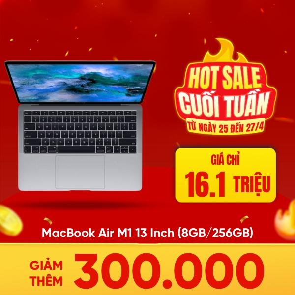 MacBook Air M1 13 Inch (8GB/256GB) | Chính Hãng Apple Việt Nam