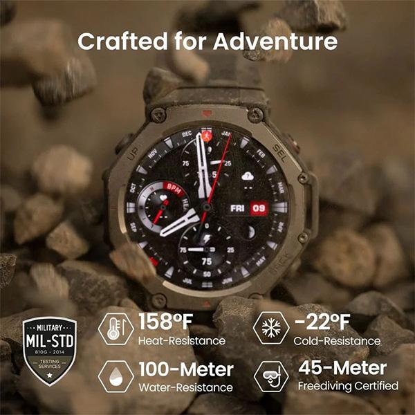 Đồng Hồ Thông Minh Amazfit T-Rex 3 47.1mm Chính Hãng