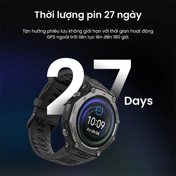 Đồng Hồ Thông Minh Amazfit T-Rex 3 47.1mm Chính Hãng