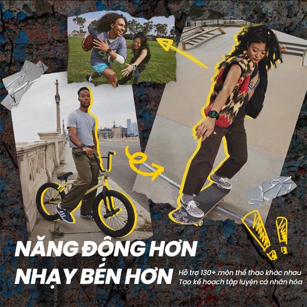 Đồng Hồ Thông Minh Amazfit Active Edge 46.6mm Dây Silicone Chính Hãng