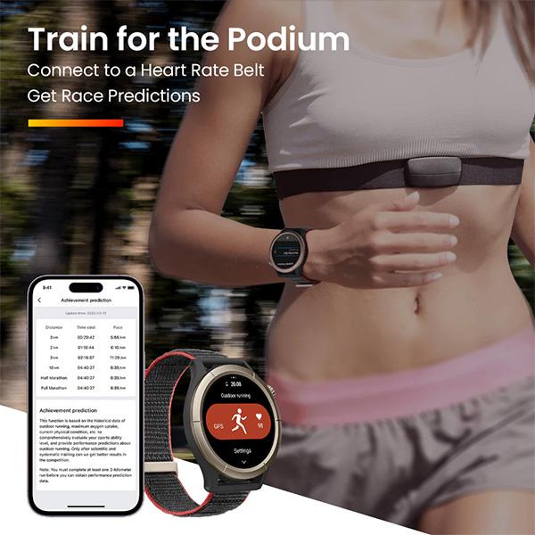 Đồng Hồ Thông Minh Amazfit Cheetah Pro 47mm Dây Nylon Chính Hãng 