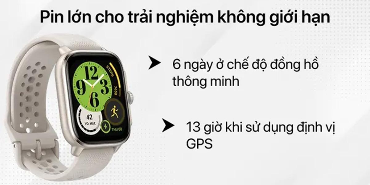 Đồng Hồ Thông Minh Amazfit Cheetah Square 44mm Dây Silicone Chính Hãng