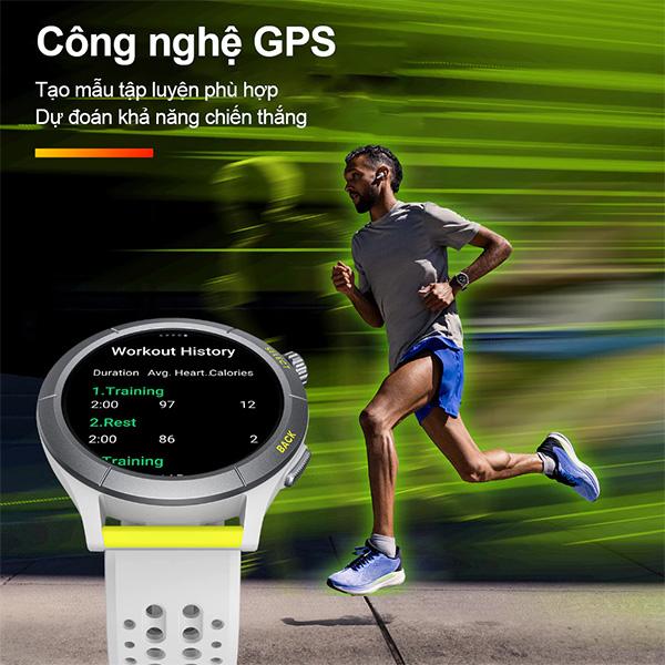 Đồng Hồ Thông Minh Amazfit Cheetah Round 46.7mm Dây Silicone Chính Hãng