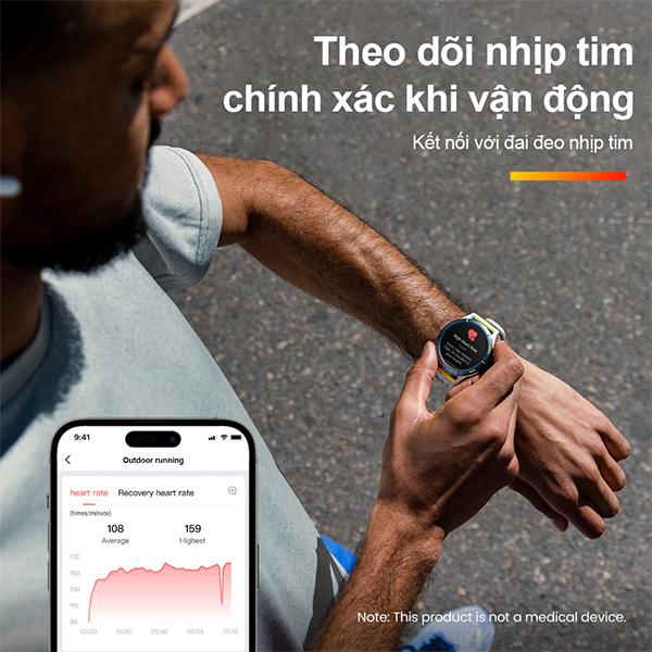 Đồng Hồ Thông Minh Amazfit Cheetah Round 46.7mm Dây Silicone Chính Hãng