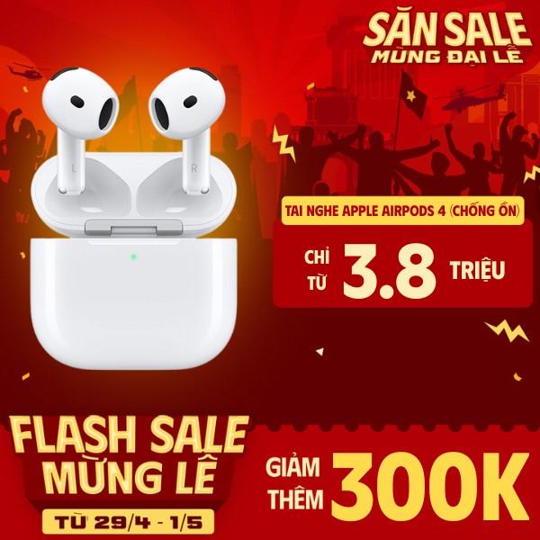 Tai nghe Apple AirPods 4 Magsafe (Chống ồn) Chính Hãng VN/A