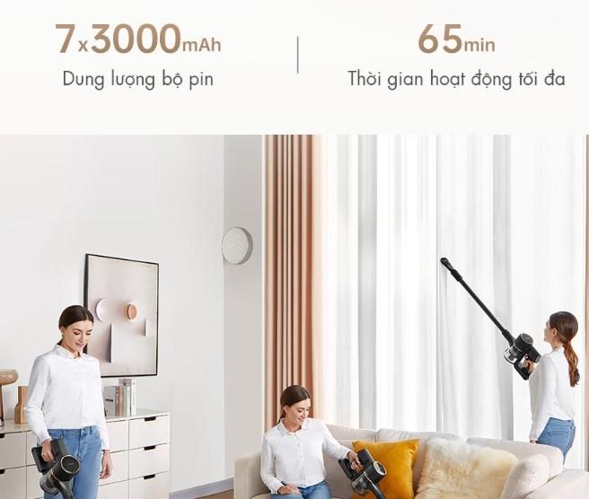 Thời lượng sử dụng đến 65 ph&uacute;t