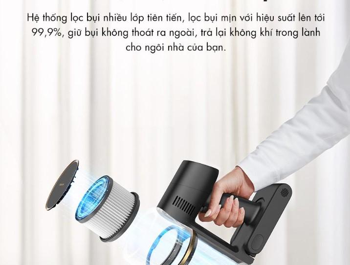 Hệ thống lọc ti&ecirc;n tiến 99,9%