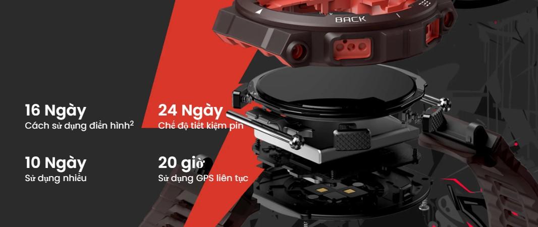 Pin bền bỉ 16 ng&agrave;y, năng lượng kh&ocirc;ng ngừng nghỉ
