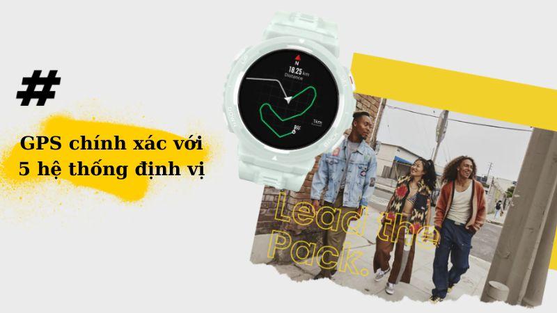 Hỗ trợ GPS ch&iacute;nh x&aacute;c với 5 hệ thống định vị