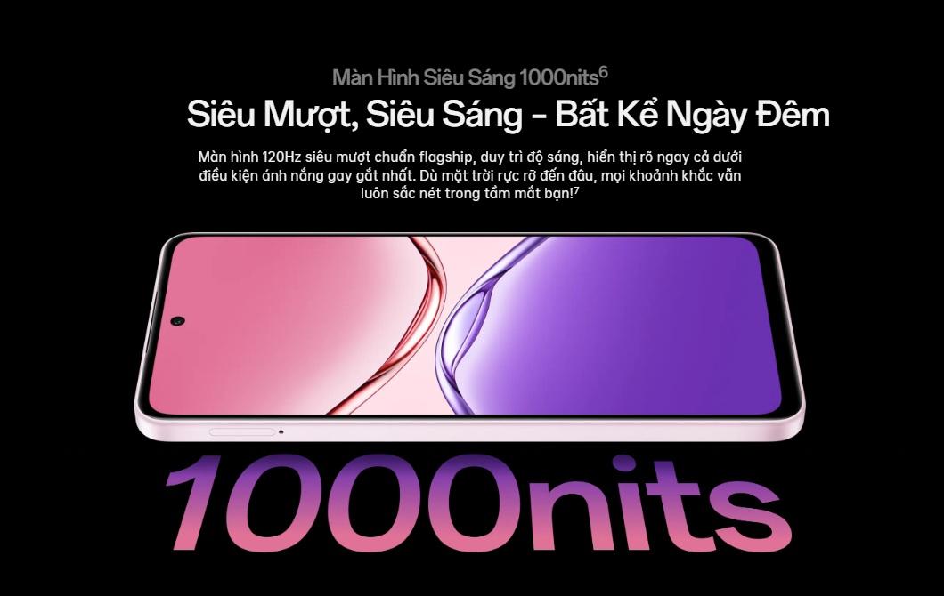 Độ s&aacute;ng l&ecirc;n đến 1000nits
