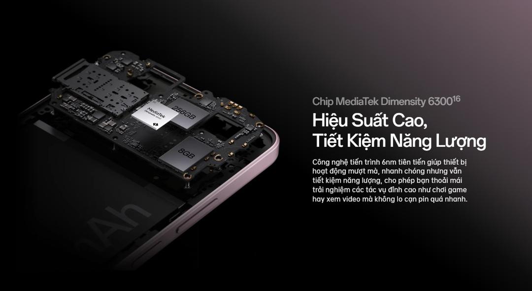 MediaTek Dimensity 6300 mạnh mẽ