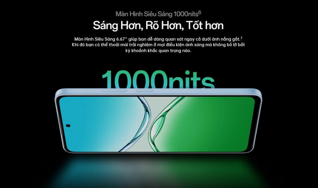 Độ s&aacute;ng 1000nits
