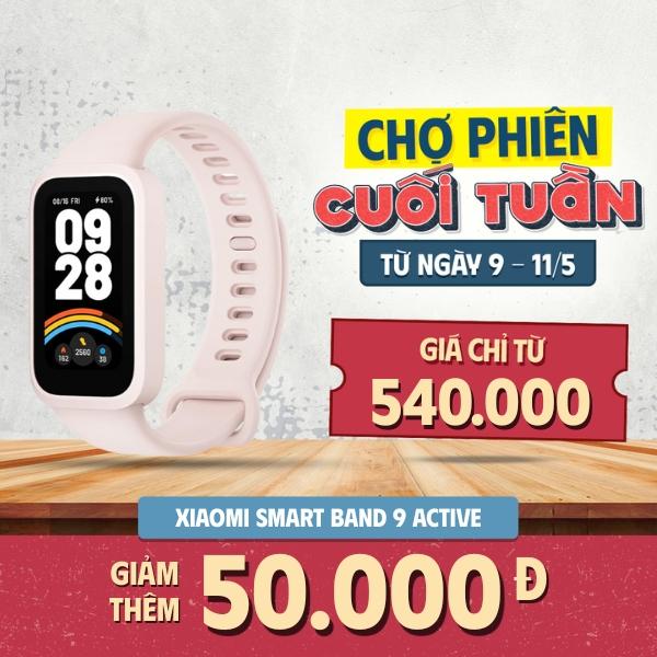 Vòng đeo tay thông minh Xiaomi Smart Band 9 Active Chính Hãng