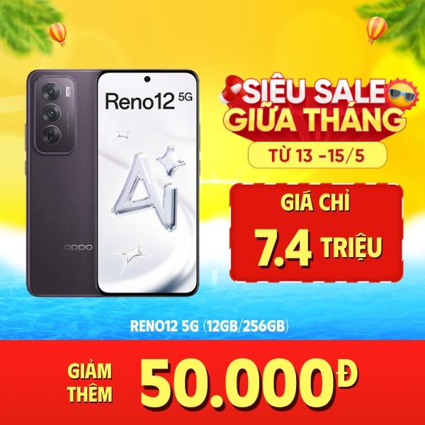 Oppo Reno12 5G 12GB/256GB Chính Hãng