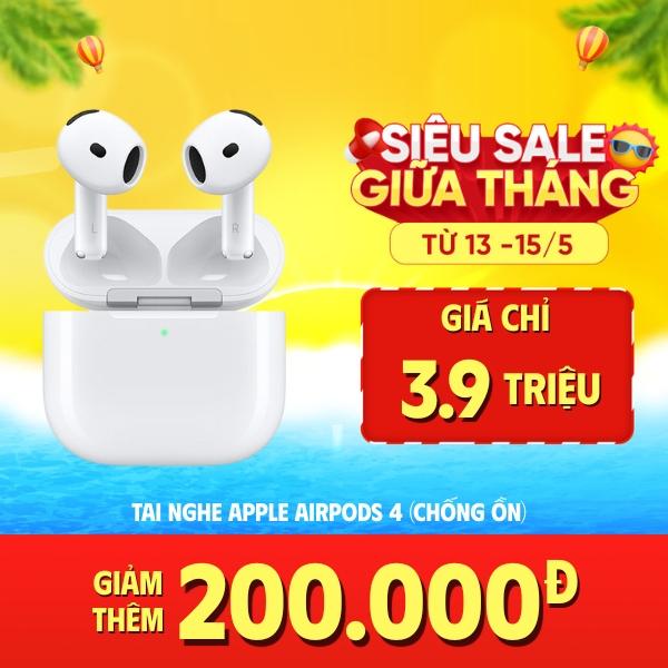 Tai nghe Apple AirPods 4 Magsafe (Chống ồn) Chính Hãng VN/A