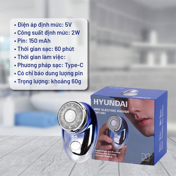 Máy Cạo Râu Hyundai  PHT-051 Chính Hãng
