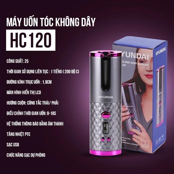 Máy Uốn Tóc Không Dây Hyundai HC-120 Chính Hãng