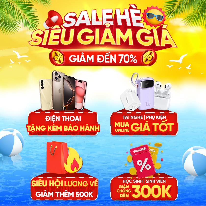 SALE HÈ SIÊU GIẢM GIÁ