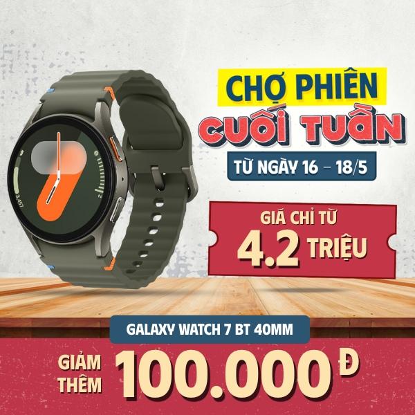 Samsung Galaxy Watch 7 BT 40mm Chính Hãng - BHĐT