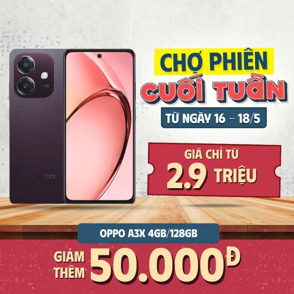 Oppo A3x 4GB/128GB Chính Hãng
