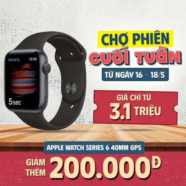 Apple Watch Series 6 40mm Viền Nhôm Cũ 99%