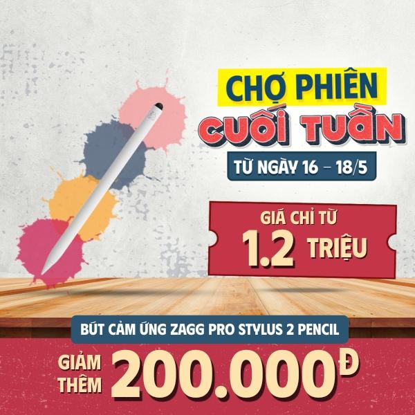 Bút Cảm Ứng ZAGG Pro Stylus 2 Pencil Chính Hãng - Upgraded Version