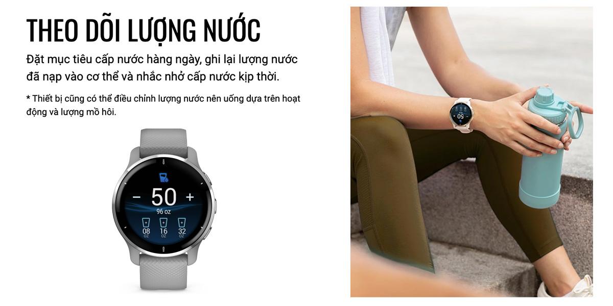 Đồng hồ thông minh Garmin Venu 2 45.4mm Chính Hãng