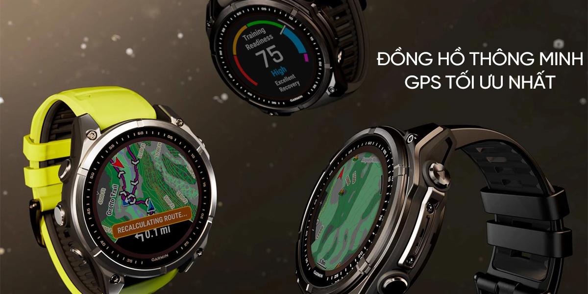 Đồng Hồ Thông Minh Garmin Fenix 8 Sapphire 47mm Chính Hãng