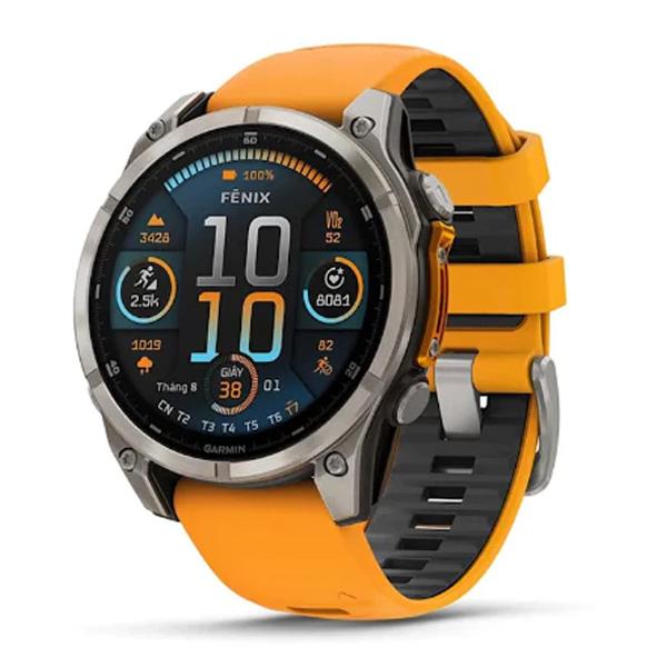 Đồng Hồ Thông Minh Garmin Fenix 8 Sapphire 47mm Chính Hãng