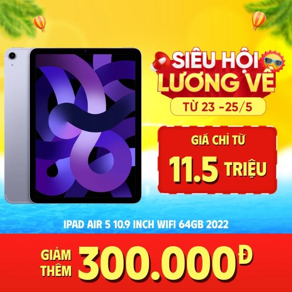 iPad Air 5 10.9 inch 2022 Wifi 64GB Likenew - Fullbox