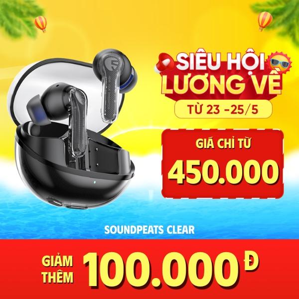 Tai nghe Bluetooth SoundPeats Clear