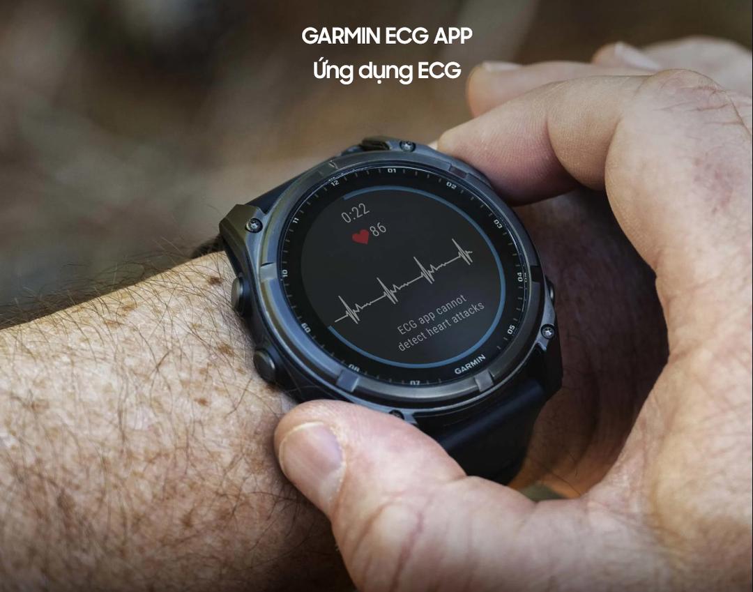 ứng dụng ecg tr&ecirc;n garmin fenix 8