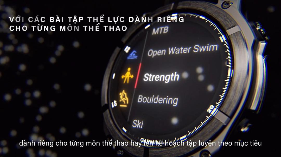 luyện tập tr&ecirc;n garmin fenix 8