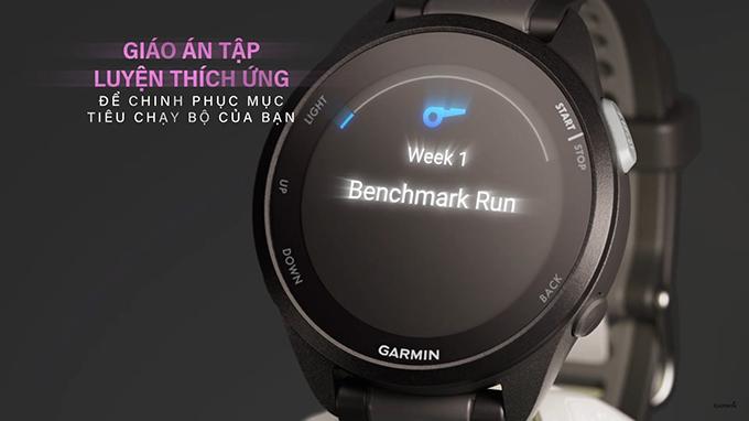 gi&aacute;o &aacute;n tập luyện Garmin Forerunner 165 Music