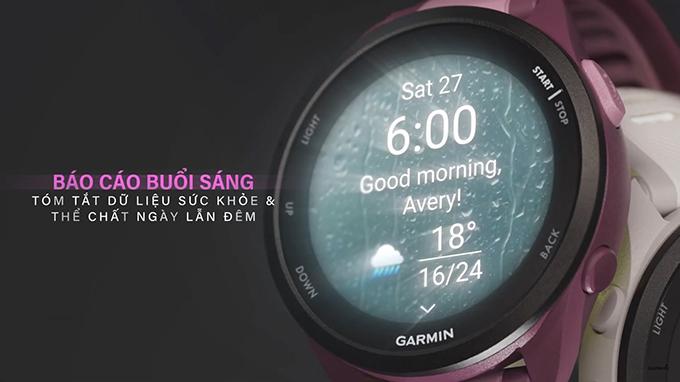 Garmin Forerunner 165 Music theo d&otilde;i sức khỏe