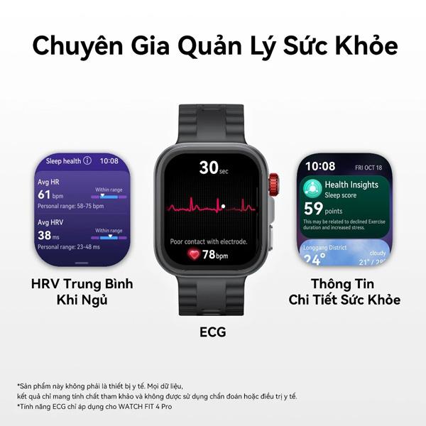 Đồng hồ thông minh Huawei Watch Fit 4 Chính Hãng